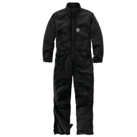 CARHARTT Black Insulated Coveralls Size 3X - Picture 1 of 14